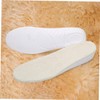 Ipetboom 1 Pair Warm Wool Height Increasing Insoles for Men