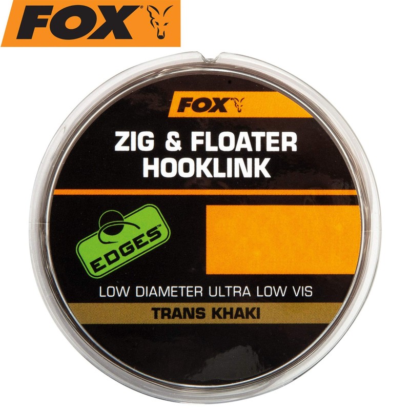 Fox Zig & Floater Hooklink 100metres spool 12lb 0.28mm Trans