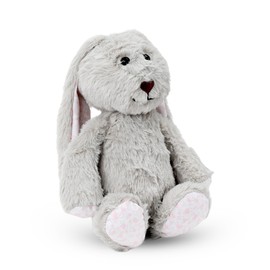 Stuffed Bunny Plush, Easter Bunny Stuffed Animal, Adorable & Cuddly Rabbit Toy, Soft and Cute Plushies, First Easter Gifts, Rabbit Toys for Kids - 12 inch Children's Gift (Gray)