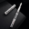 HONG DIAN D1 Piston Fountain Pen Extra Fine Nib, Hollow