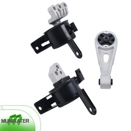 munirater 3PCS Engine Motor & Trans Mount Replacement for Spark 2011-2015 1.2L Spark Classic 2017 1.2L 3370 A5512HY A5521 A5511 96686002