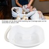 Shampoo Basin Drainable Portable Smooth Surface Hair Washing Tray for