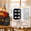 KISSAIR Electric Fireplace Log Inserts Heater, 21'' Freestanding Electric Fireplace