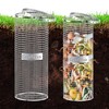 EcoBrisa 2pack Underground Worm Composting Bin Inground Metal Compost Bin