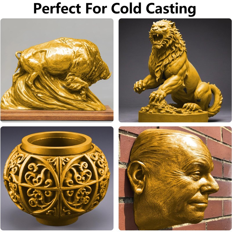 Brass Powder for Cold Casting Sculptures - High-Grade 350 Mesh