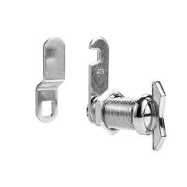 WOOCH 1-1/8" Thumb Operated Offset Cam Lock, RV Compartment Latch, Non-Locking Thumb Turn, for RV Compartment Camper Storage Door (6 Pack)