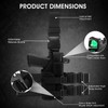 Drop Leg Holster, Tactical Thigh Holster Compatible with Optic/Light/Laser