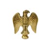 Lamp Finial-Solid Cast Brass Eagle Highly Detailed W/Dual Threads, WB