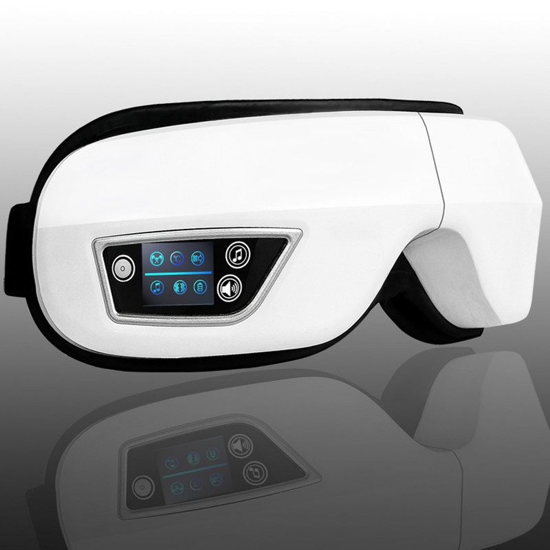 Eye Massager Rechargeable 38‑48℃ with Heat Bluetooth Music Eye Care