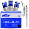 100 Blades #12 Scalpel Blades for Knife Scalpel High Carbon