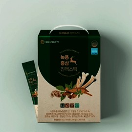Daewoong Life Science Antler Red Ginseng Essence Stick 100 sachets 1 box / 대웅생명과학 녹용홍삼 진액 스틱 100포 1박스 1개