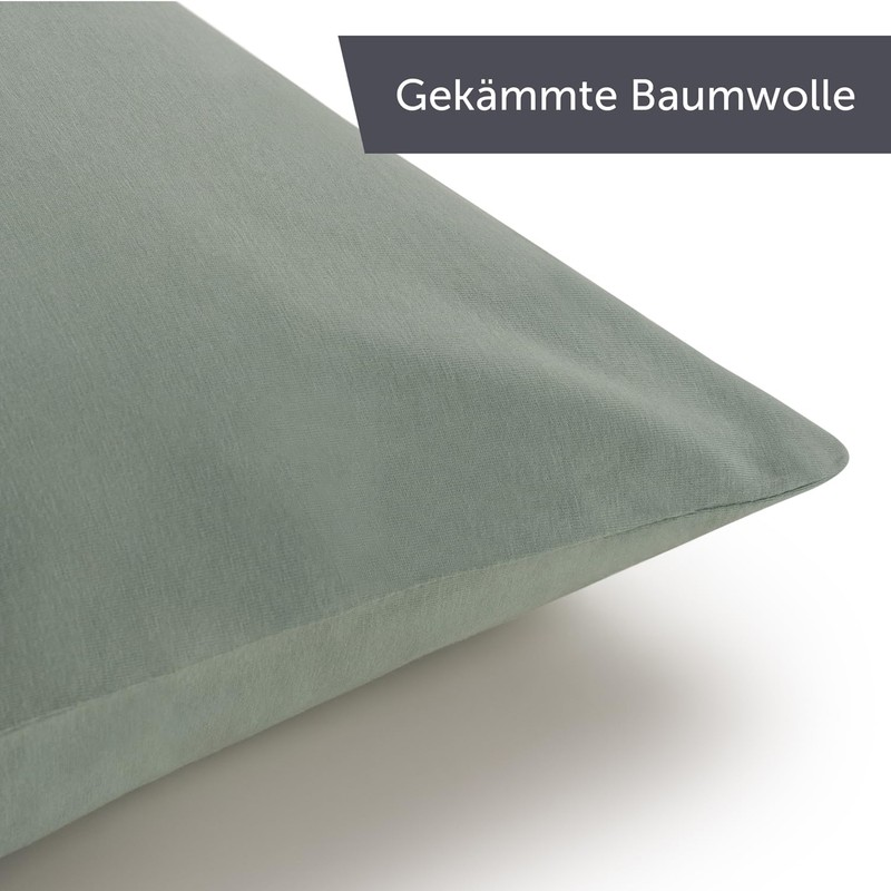 Blumtal set of 2 pillowcases - 100% cotton, super soft