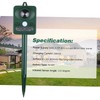 Solar Ultrasonic Pest Repeller Outdoor Animal Repeller with Ultrasonic Sound
