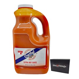 Crystal Louisiana's Pure Extra Hot Sauce 1 Gallon Bottle (128 Fl Oz) - Pack of 1