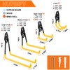 HUPBIPY 12 Pack Garage Hooks Heavy Duty Utility Steel with