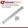 HEROFFIX 12 Set 14G Bicycle Spokes 163mm Bike Wheel Spokes