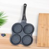 Buecmue Rustless Egg Frying Pan | 4-Cup Nonstick Easy Clean