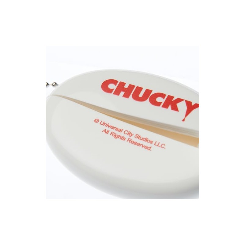 rubber coin purse, chucky/white/02