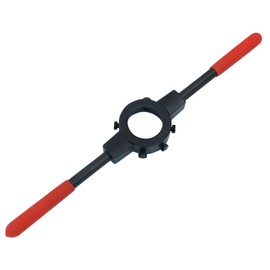 HARSKIYER Die Stock Handle Wrench, 1.5 Inch / 38mm Adjustable Die Holder Tool, Metric M12 - M14 Heavy Duty Round Threading Tool with Non Slip Design