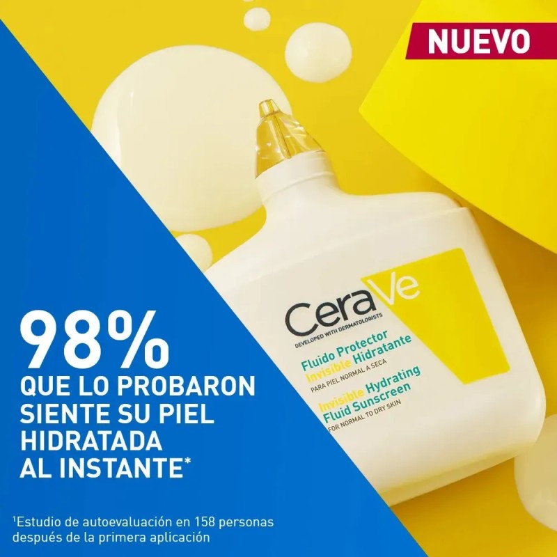Cerave Fluido Protector Invisible Hidratante 50FPS 50ml