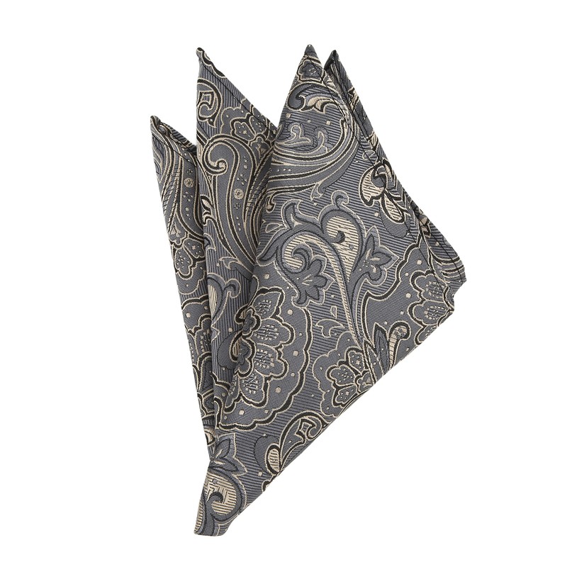 6pcs Paisley Ties Set Casual Business Style Polyester Yarn Paisley