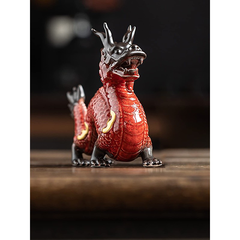 Large Chinese Feng Shui Dragon Statue Home Decor Office Decor