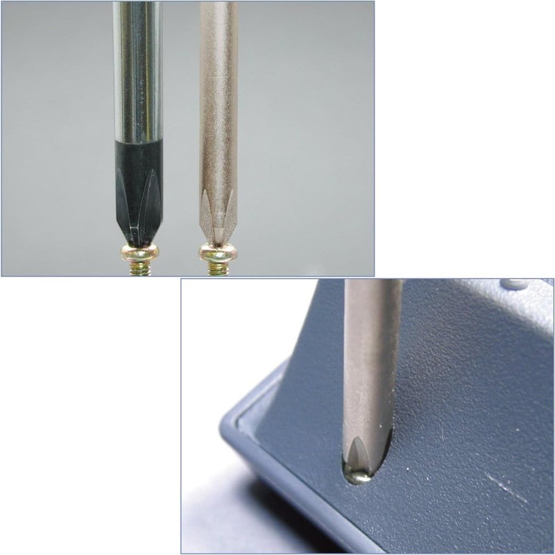 Hozan D-530-75 Phillips Screwdriver, Phillips No.00, Total Length: 4.9 inches