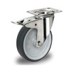 Transport Castors Stainless Steel 100 mm Swivel Castor with Brake