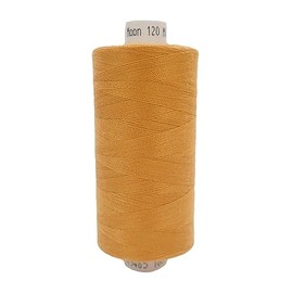 Moon Thread Mustard Spun Polyester Sewing Thread - 1000M