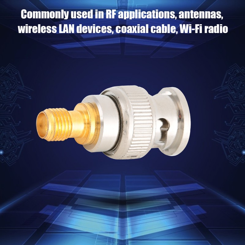 5pcs SMA F to BNC Male Pure Copper Connector for
