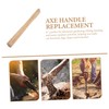 CIMAXIC Wooden Axe Handle Replacement Solid Axe Grip for Camping