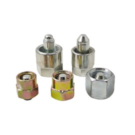 Oispyer 5PCS Diesel Rail Fuel Injector Block-Off 12mm 14mm 16mm 18mm 20mm Caps, Injector Rail Fuel Line Tester Tool Compatible with Cummins Duramax and Powerstroke Engines
