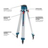 BOSCH BT160 63 in. Aluminum Contractors' Tripod
