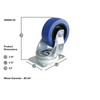 Penn Elcom Casters with for Heavy Duty Roadcases, Flightcases, and