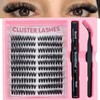 200 Pieces DIY Eyelash Extensions Set, 8-16 mm, Mixed Fluffy