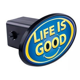 Life Is Good Tow Hitch Cover for Car-Truck-SUV 2" Receiver
