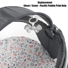 Replacement Part for Fisher-Price On-The-Go Baby Dome - GKH69 - Replacement Sheet/Cover - Pacific Pebble Print