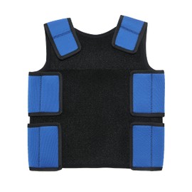 DuttiLea Sensory Compression Vest for Kids Deep Pressure Comfort (US, Alpha, Small, Blue)
