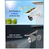 WEILAILIFE Outdoor Solar Motion Sensor Light Wireless Security Floodlight with