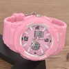 SMAEL Waterproof Digital Analog Dual Display Watch Round Electronic Quartz