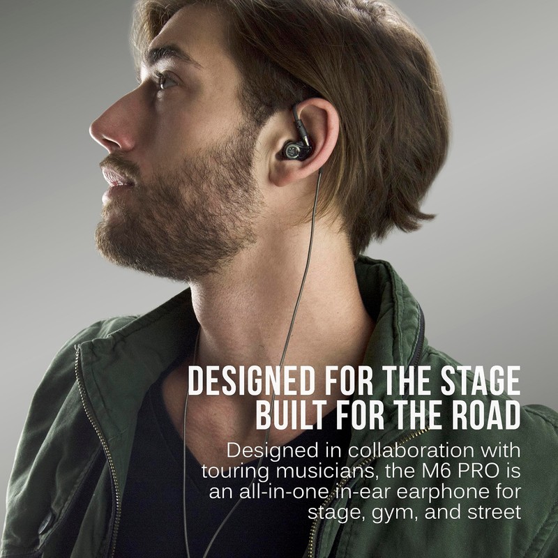 MEE audio - M6 PRO 2nd Generation Universal-Fit Noise-Isolating Musicians’