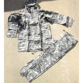 Orc Industries Improved Rainsuit Parka & Trousers Wet Weather ACU Xtra Small set