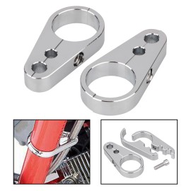 Unbranded 1-1/4" Clutch Cable Brake Line Clamp For Harley Sportster 883/1200 V-Rod Softail