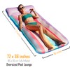 PARENTSWELL Oversized Pool Floats 72" x 36", X-Large, Fabric-Covered Pool