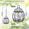 DYDHRER Pack of 6 Fat Ball Holders, Bird Feeder with