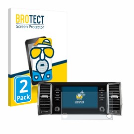 BROTECT Anti-Glare Screen Protector for Skoda Amundsen Kodiaq 2023 Infotainment System 8 Inch (Pack of 2) Matte Screen Protector Anti-Fingerprint