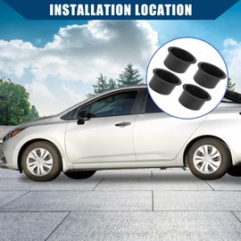 Hihaha Bottle Cup Drink Holder Insert/Drink Cup Holder for Marine/Durable Aluminum Alloy / 4Pcs Black