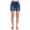 Judy Blue - Pantalones cortos ajustables para papá de talle