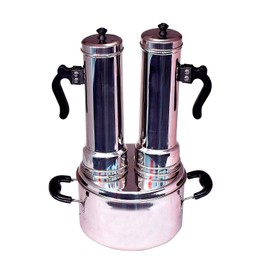 Export Store Puttu Maker/puttu kudam/puttu Steamer Big 2 Plus 1 Stainless Steel Free Extra Big White