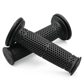 Daytona Motorcycle Grip Handle Diameter φ22.2mm (0.9 inches) 125mm Standard Rubber Non-penetrating End PROGRIP 714 Type Black 21548